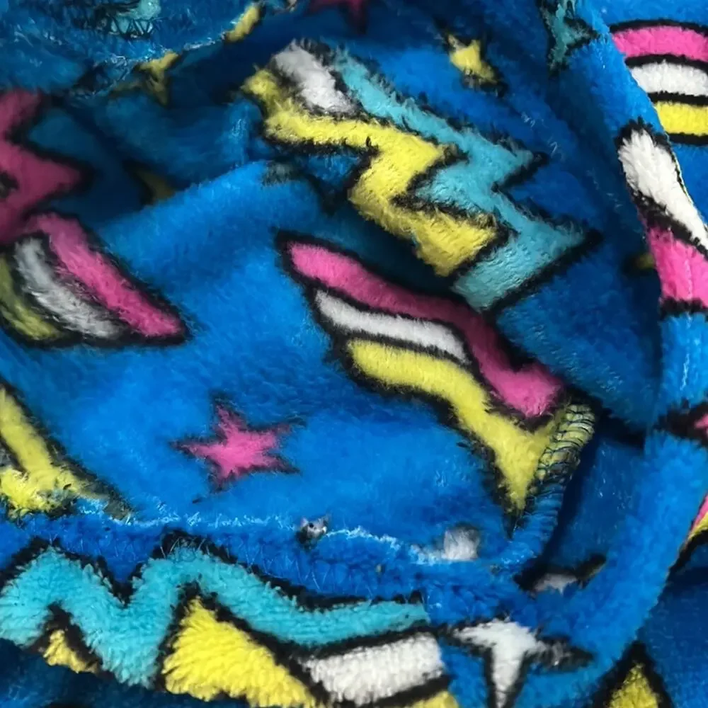 Women’s Fleece Pajama Bottoms XL Wonder Woman Cozy Soft Plush Pants - Picture 4 of 4